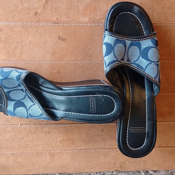 Coach Women's Clog Signature Sandal Size 8B (24) - Picture 5 of 9